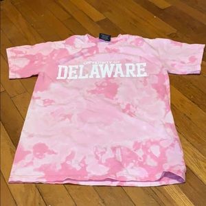 Bleached University of Delaware shirt